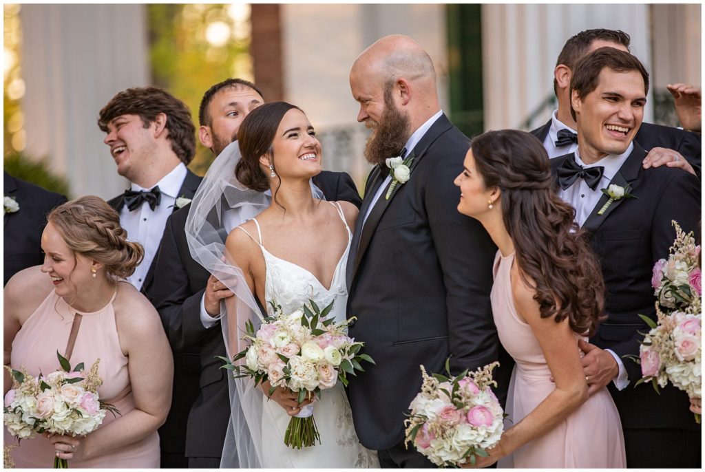 Riverwood Mansion wedding party portraits by the best Nashville wedding photographer, Melanie Dunn